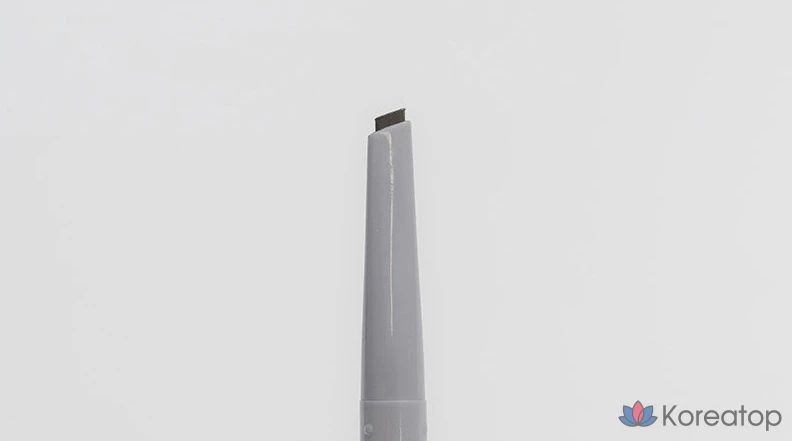 Карандаш для бровей ROM&ND Hanol Flat Eyebrow Auto Pencil, 0.17g, C1 Classic Gray, 1 шт., фото 5