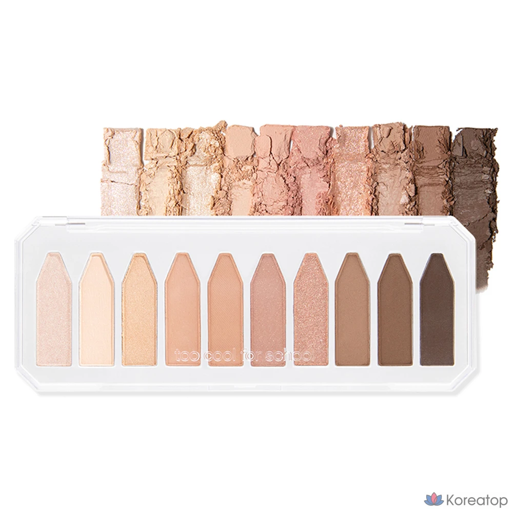 Палетка теней Too cool for school Frottage, 8,6 г, оттенок 01 персиковый, 1 шт.