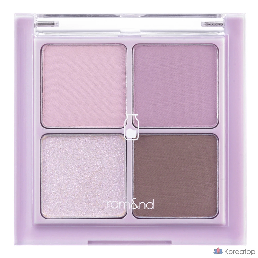 Палетка теней для век ROM&ND Better Than Eyes, W01, сушеная лаванда, 1 шт.