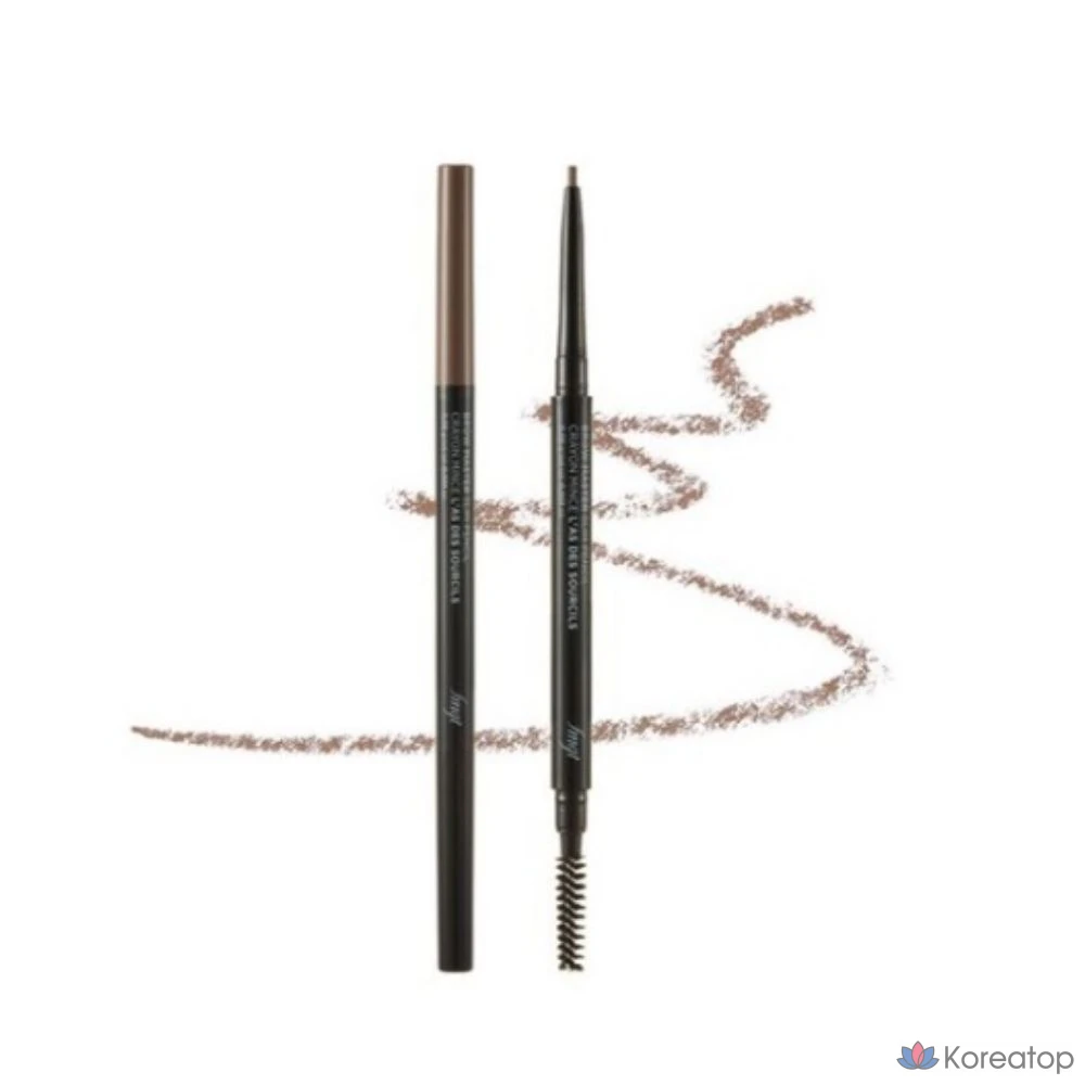 Карандаш для бровей The Face Shop FMGT Brow Master Slim Eyebrow Pencil, 03nudibrown, 1 шт.