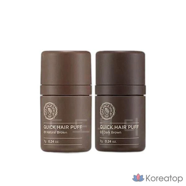 Пучок для волос The Face Shop Quick Hair Puff, 7 г, натуральный коричневый, 1 шт.