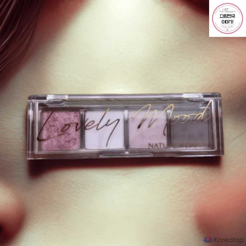 Палетка теней Nature Republic Daily Basic, № 3, холодный розовый, 1 упаковка.