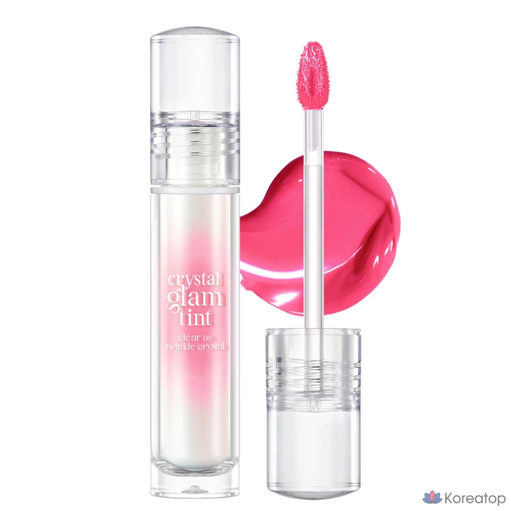 Тинт для ногтей Clio Crystal Glam, 014 Heart Pink Diamond, 3,4 г, 1 шт.