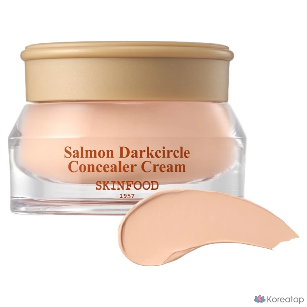 Консилер Skinfood Salmon Dark Circle Cream Concealer, 10 г, 1 шт., № 0 Salmon Light