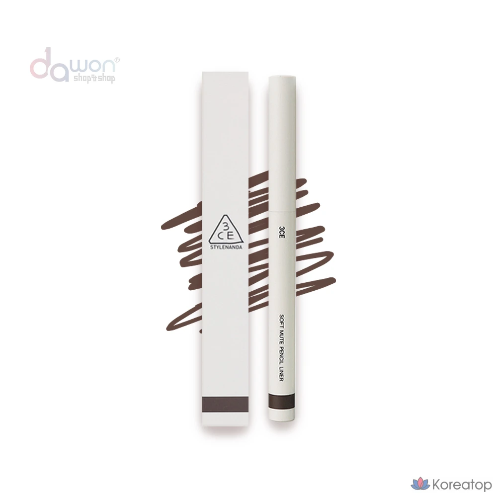 Карандаш-лайнер 3CE Soft Mute Pencil Liner, цвет ACORNBROWN, 1 шт., фото 5