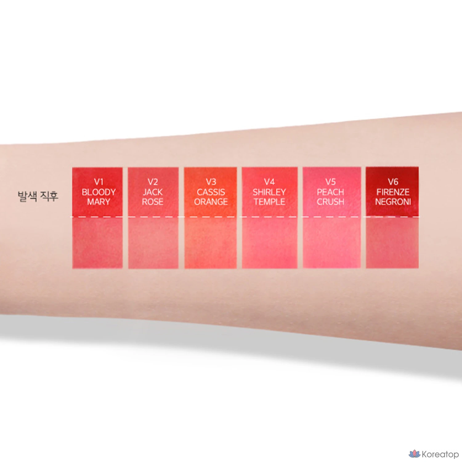 Тинт для губ MERZY the First Velvet Lip Tint, V3 Cassis Orange, 4,5 г, 1 шт., фото 4