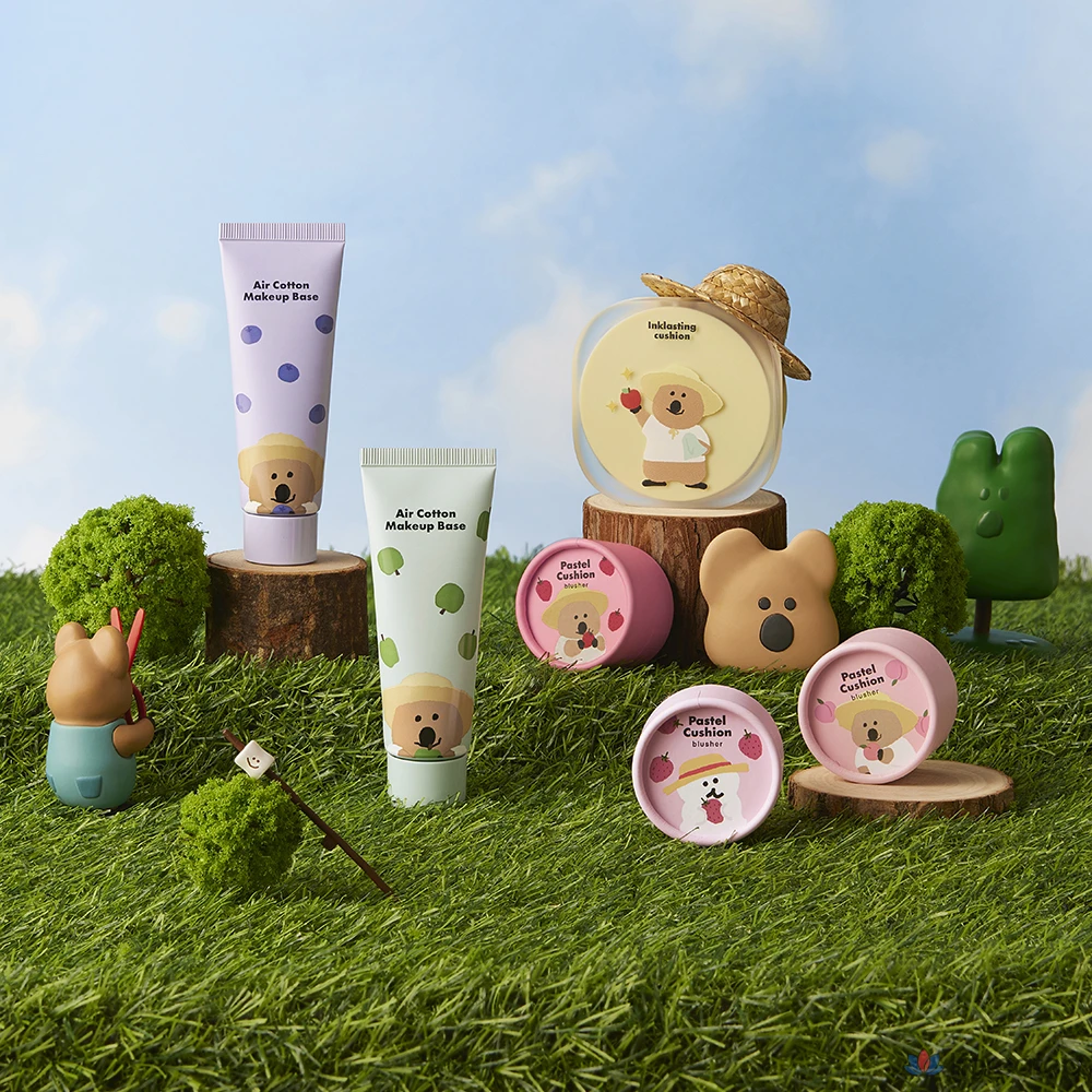 Румяна-кушон The Face Shop Pastel Cushion Blusher 5 г, оттенок Whipping Storyberry, 1 шт., фото 9