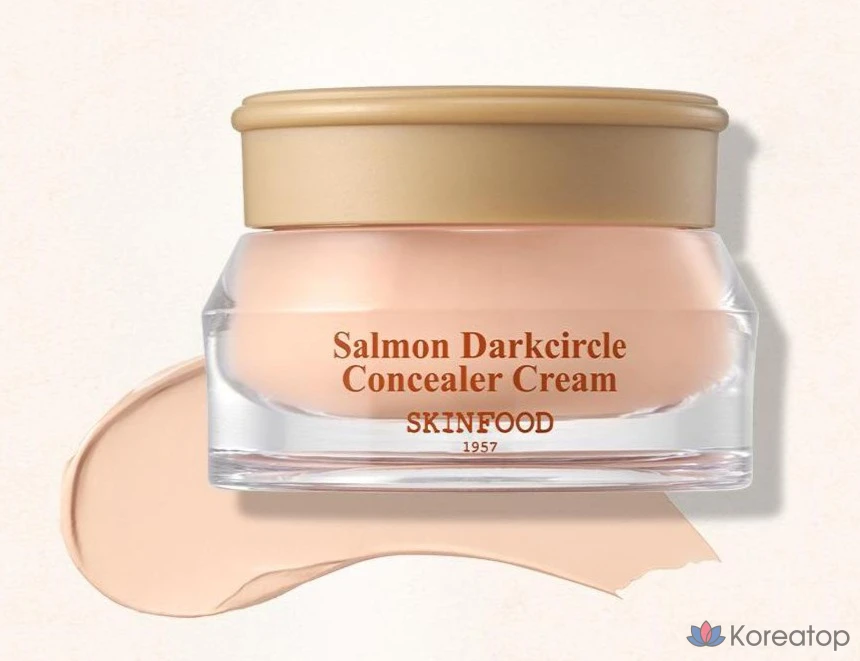 Консилер Skinfood Salmon Dark Circle Cream Concealer, 10 г, 1 шт., № 0 Salmon Light, фото 2