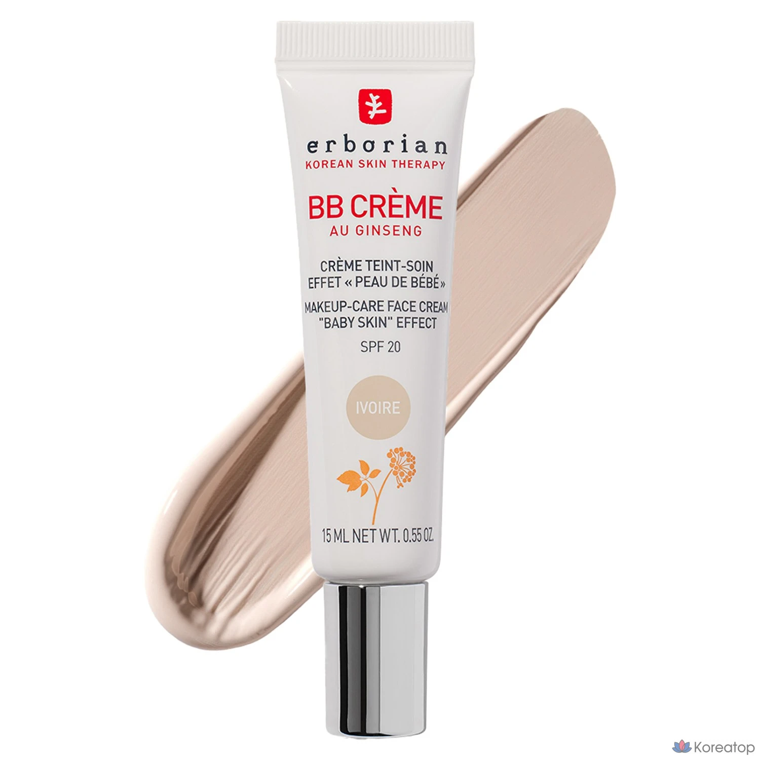 BB-крем Erborian SPF20, цвет слоновой кости, 15 мл, 1 шт.