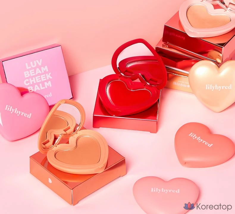 Румяна Lilybyred Love Beam Cheek Blusher 4.7g, 02 Pure Beam, 1 шт., фото 4