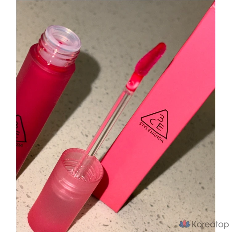 3CE Blur Water Tint 4.6g 3CE TINT Celebrity Tint Vitality Blurring Soft Fixing Watercolor Tint Exfoliation NO Blur Filter Tint Moisturizing, 05 SPOT PLAYER (Spot Player), 1 шт., фото 2