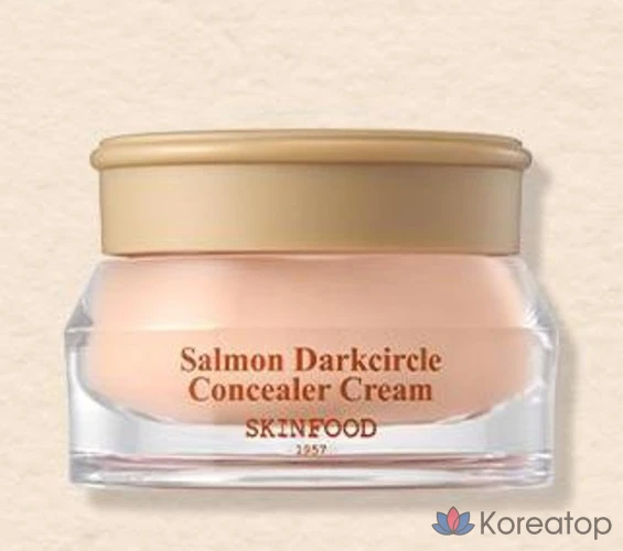 Консилер Skinfood Salmon Dark Circle Cream Concealer, 10 г, 1 шт., № 0 Salmon Light, фото 3