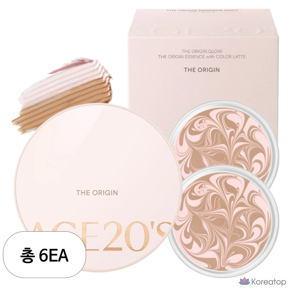 Тональный крем Diorigin Essence Foundation Pact, 12,5 г, 1 сменный блок 12,5 г, № 23 Pink Latte, 6 упаковок.