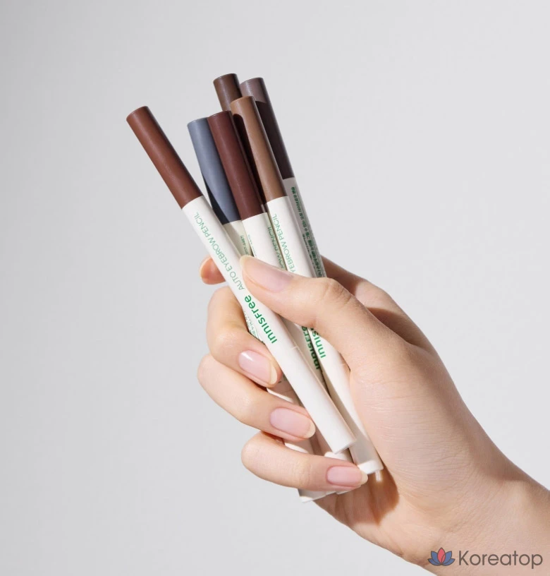 Карандаш для бровей Innisfree Flat Eyebrow Pencil, 0.3 г, оттенок 7 Honey Brown, 1 шт., фото 6