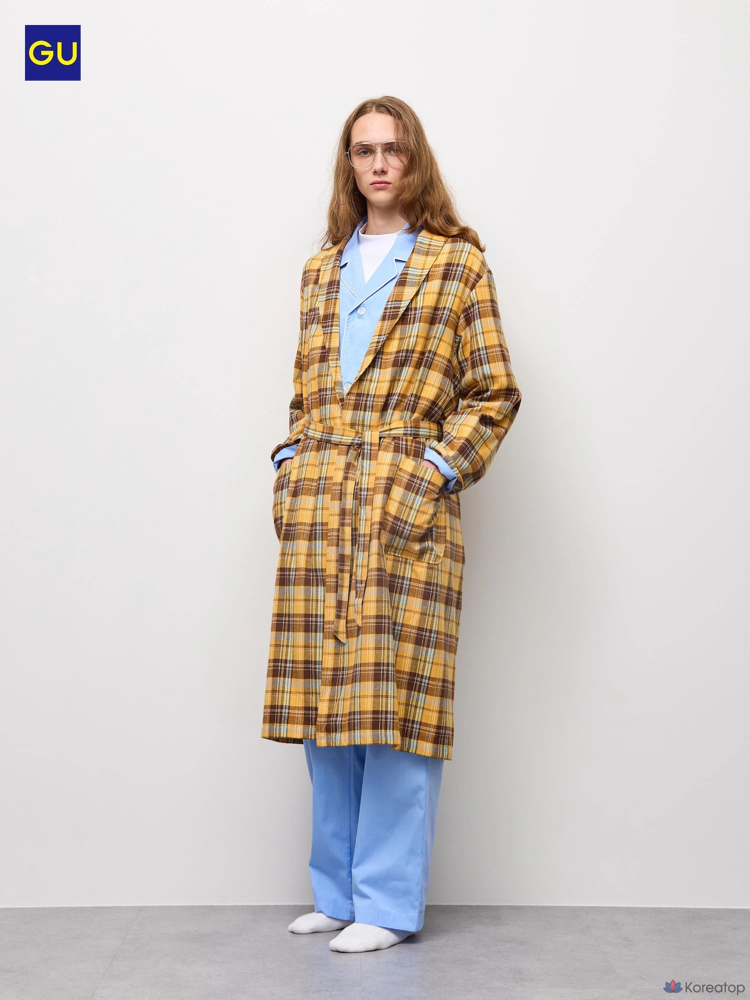 Халат фланелевый Uniqlo