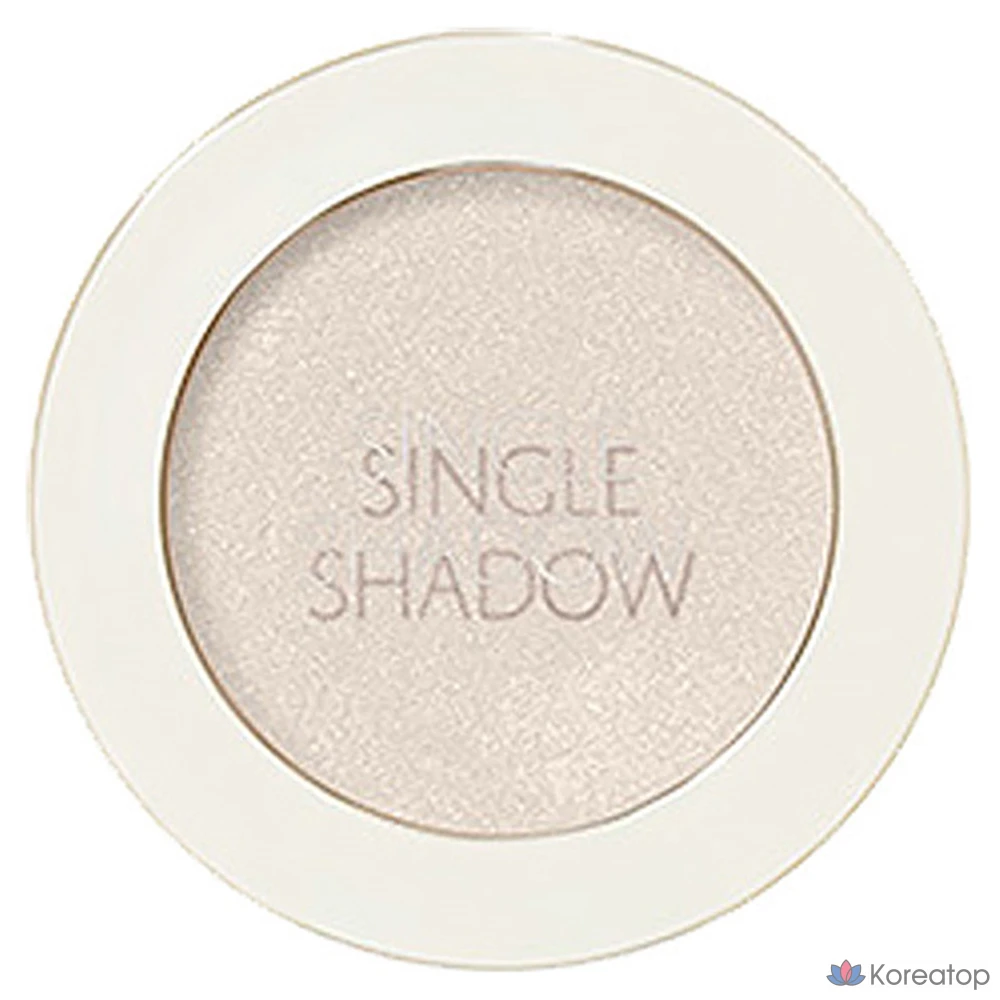 Тени для век The Saem Sammul Single Shadow Shimmer, WH01 Addict's White, 1 шт.