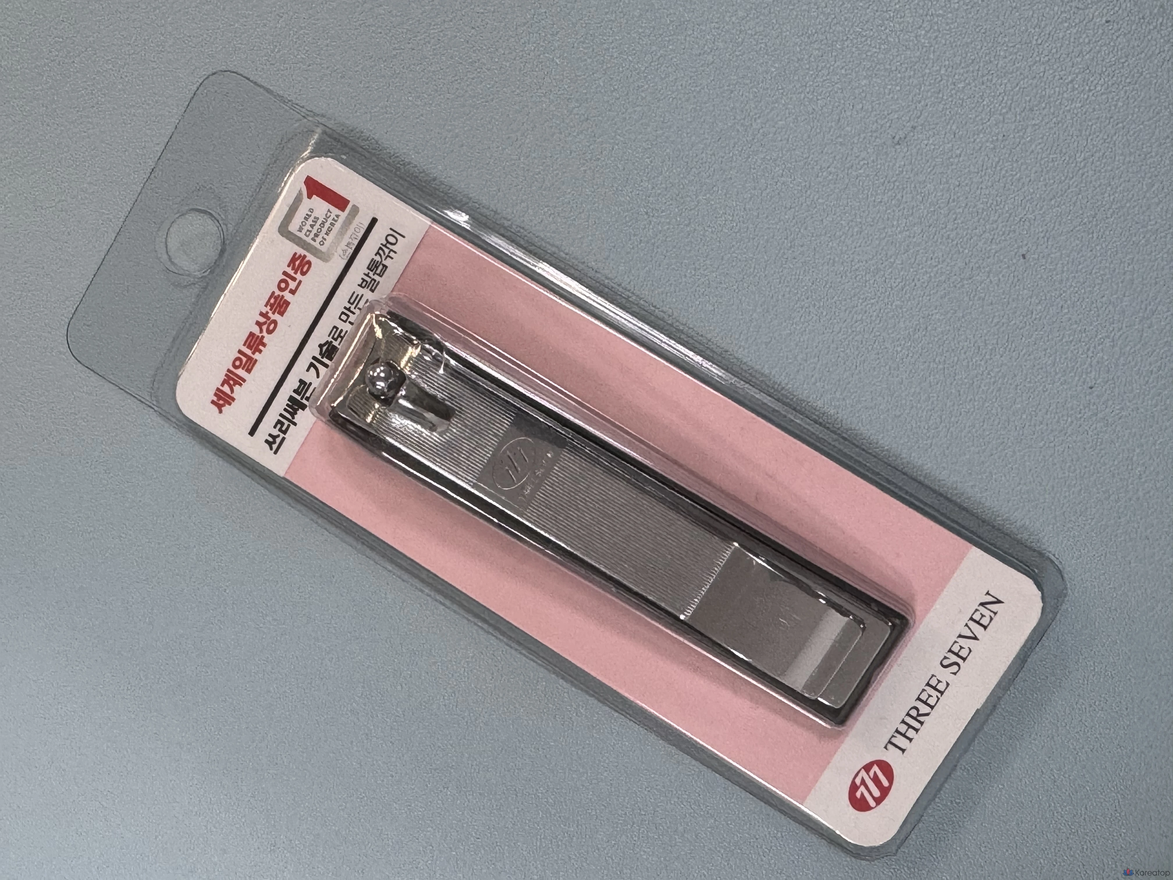 Набор для ухода Three Seven 777 Premium Toenail Clipper, серебристый, 1 шт., фото 4