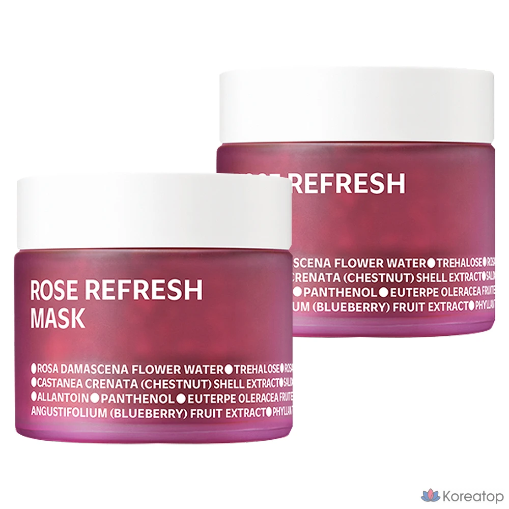 Маска для лица Isoi Rose Refresh Mask 80 г, 1 упаковка, 2 штуки