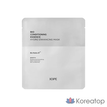 IOPE Bio Conditioning Essence Hydro Enhancing Mask, 23 г, 1 упаковка, 1 шт.