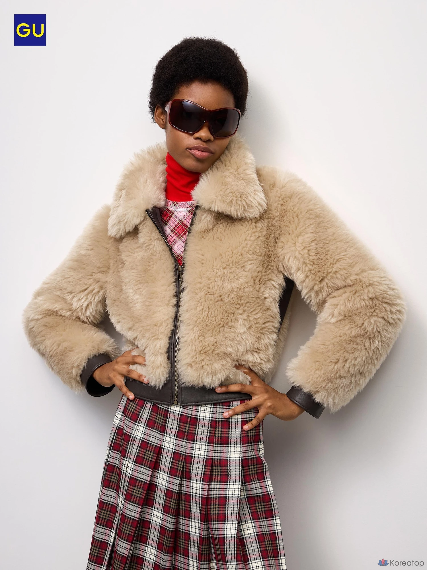 Куртка Uniqlo Fluffy Combination Jacket