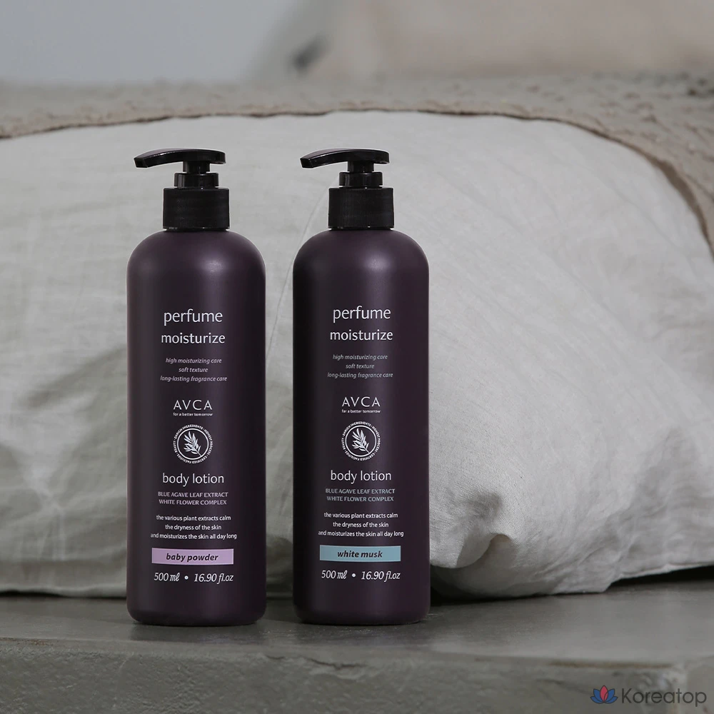 Лосьон для тела AVCA Perfume, аромат детской присыпки, 500 мл, 1 шт.