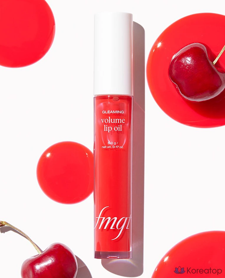 Масло для губ The Face Shop Gleeming Volume Lip Oil, оттенок 08 Deep Cherry, 5 г, 1 шт., фото 2