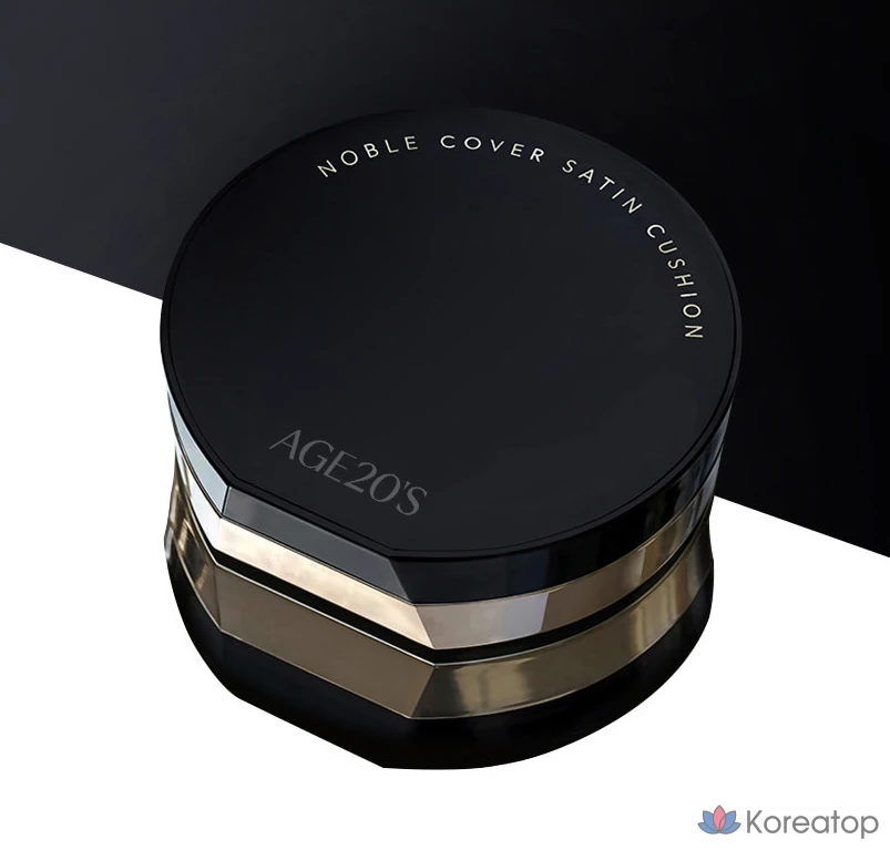 Набор тональных кремов Noble Cover Satin Cushion 12 г + сменный блок 12 г, нейтральный бежевый, 1 шт., фото 2