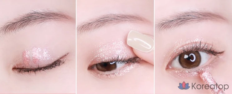 Металлические блестки для глаз Holika Holika 3,5 г, оттенок 09 Peach Crush, 1 шт., фото 4