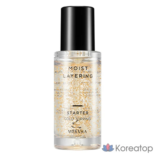 База под макияж Missha Moist Layering Starter Makeup Base, 30 мл, золотистый оттенок, 1 шт.