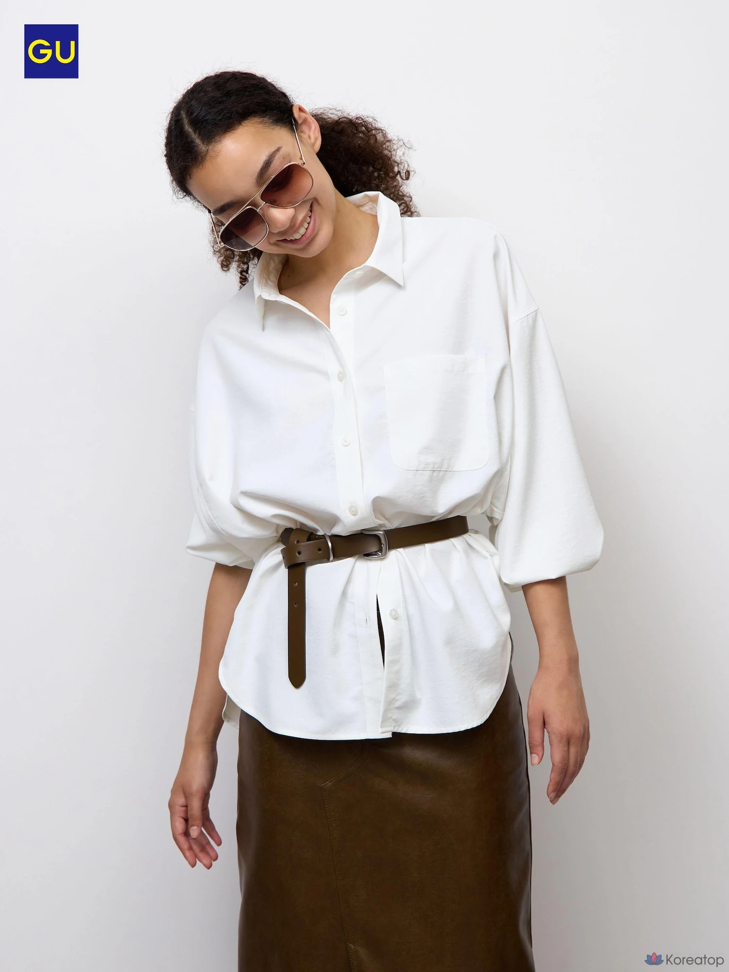 Рубашка Uniqlo Dolman Sleeve Shirt
