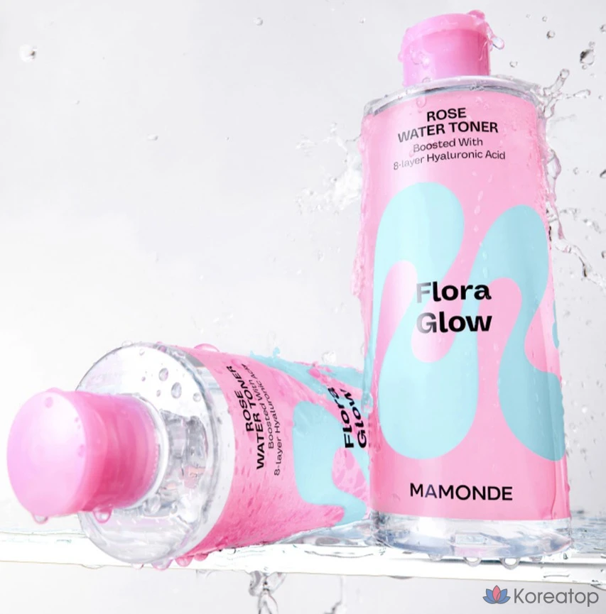 Тонер Mamonde Flora Glow Rose Water Toner, 500 мл, 1 шт., фото 9