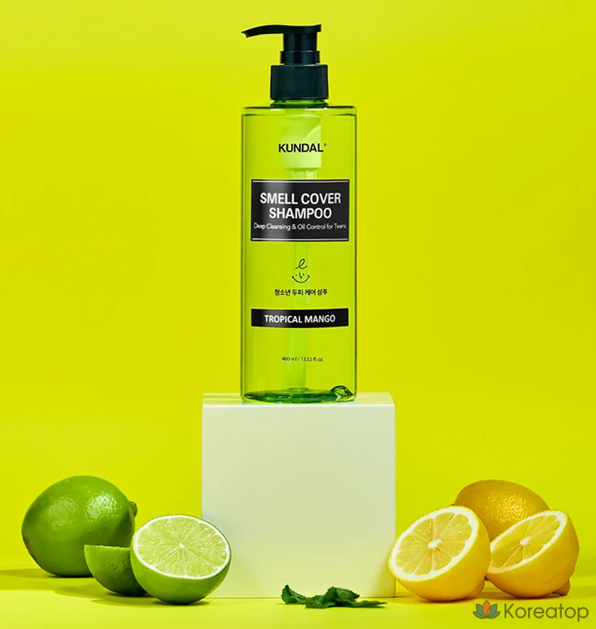Шампунь Kundal All Day Smell Cover Youth с ароматом тропического манго, 400 мл, 1 шт.