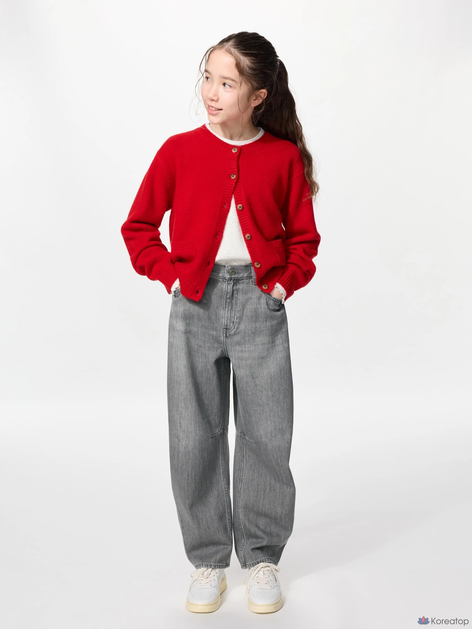 Джинсы детские Uniqlo Barrel Leg Jeans