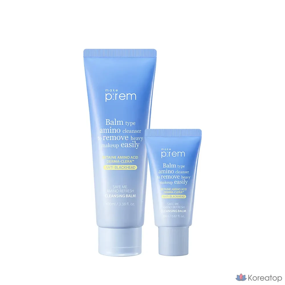 Очищающий бальзам MAKE P:REM Safe Me Amino Refresh, 1 шт.