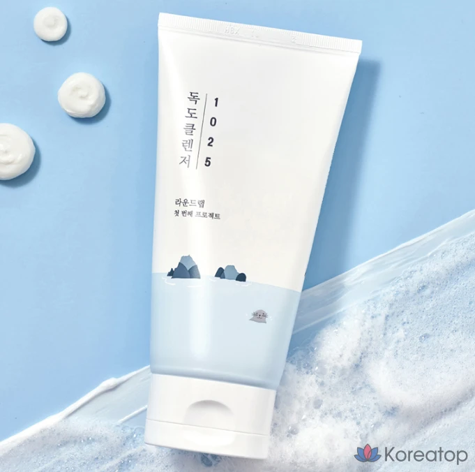 Очищающая пенка для лица Round Lab 1025 Dokdo, 150 мл, 1 шт.