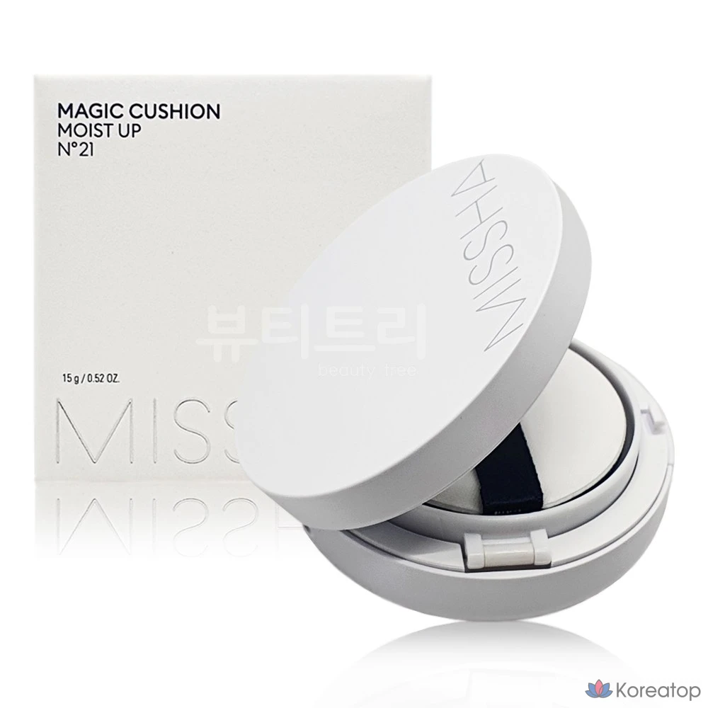 Увлажняющий крем Missha Magic Cushion Moist Up SPF50+/PA+++, 15 г, № 21, 1 шт., фото 4