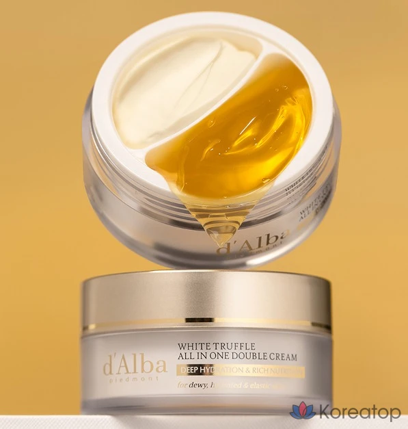 Сливки D'alba White Truffle All-in-One Double Cream, 70 г, 1 упаковка