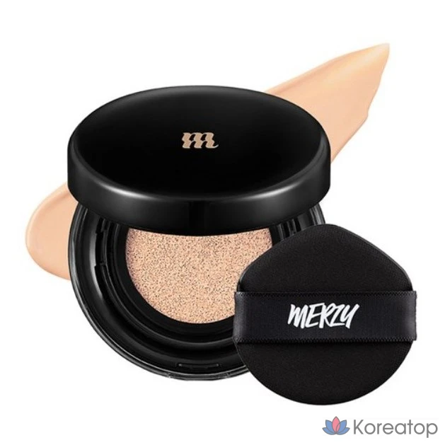 Тональный крем-кушон MERZY the Airy Scene Cover Cushion Foundation, 13 г, цвет AC3 SAND, 1 шт.