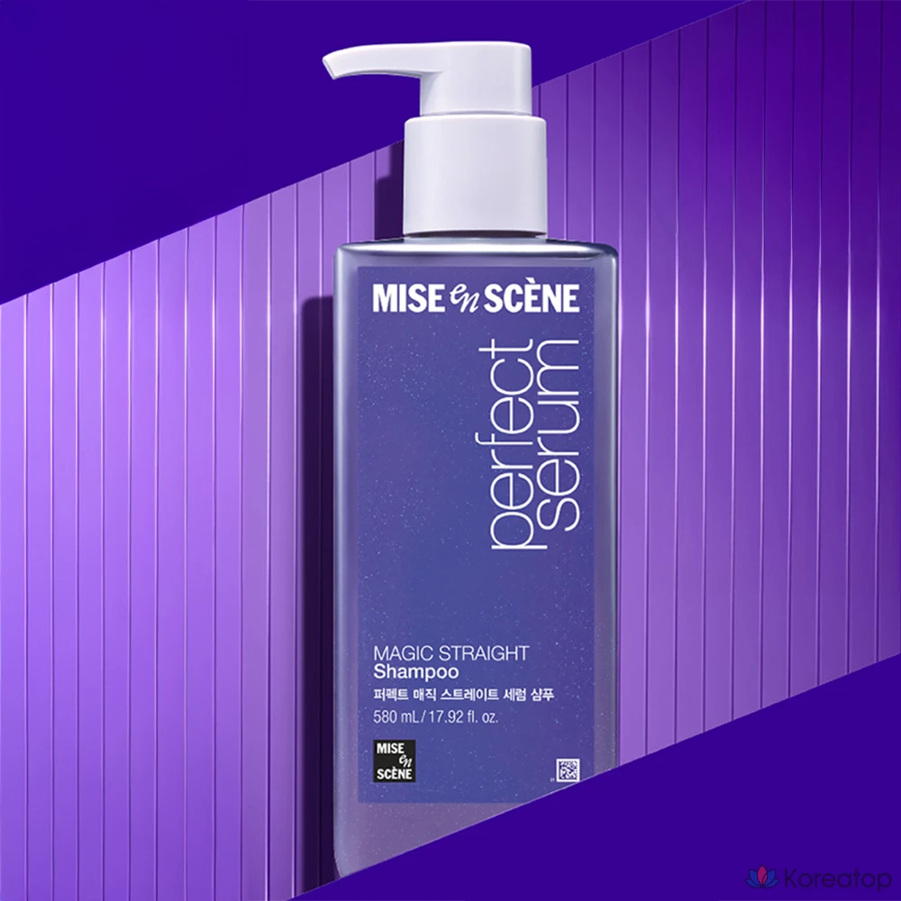 Шампунь-сыворотка для выпрямления волос Mise en Scene Perfect Magic Straight Serum, 530 мл, 1 флакон