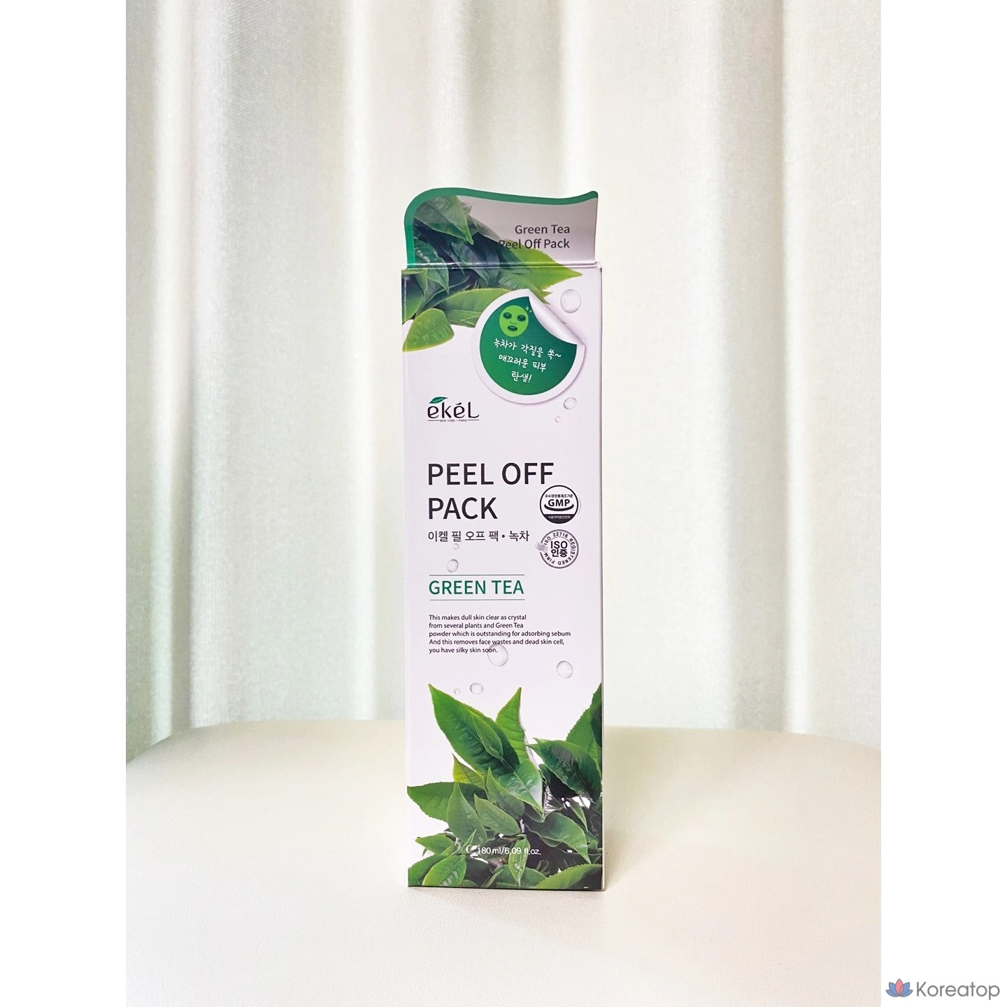 Ekel Ekel Peel Off Pack 180 мл (4 вида: зеленый чай, гранат, алоэ, огурец, 1 упаковка, 1 шт.), фото 3
