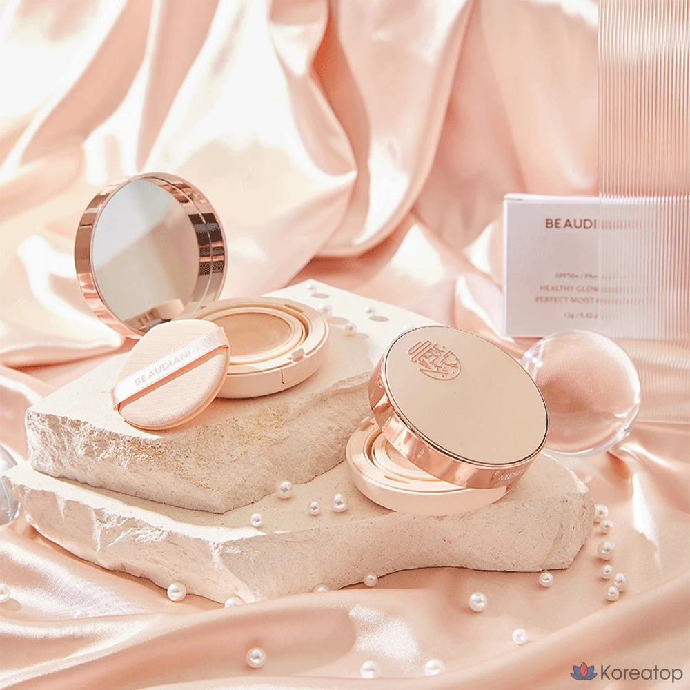 Сменный блок тонального крема Beaudiani Mesh Tight Up Cushion Foundation, 12 г, № 02, 1 шт., фото 4