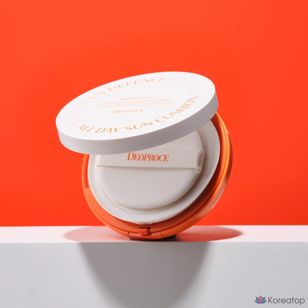 Солнцезащитный крем Deoproce UV Defense All Day Sun Cushion SPF50+ PA++++, 25 г, 1 шт.