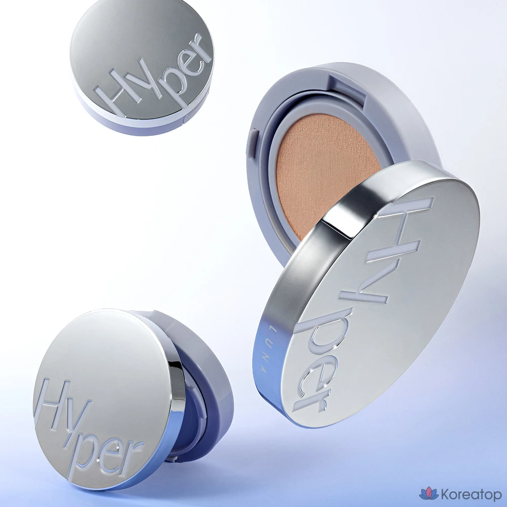 Кушон Luna Hyper Fit Filter Cushion (основной + рефилл), оттенок 0.5 Porcelain, 1 шт., фото 4