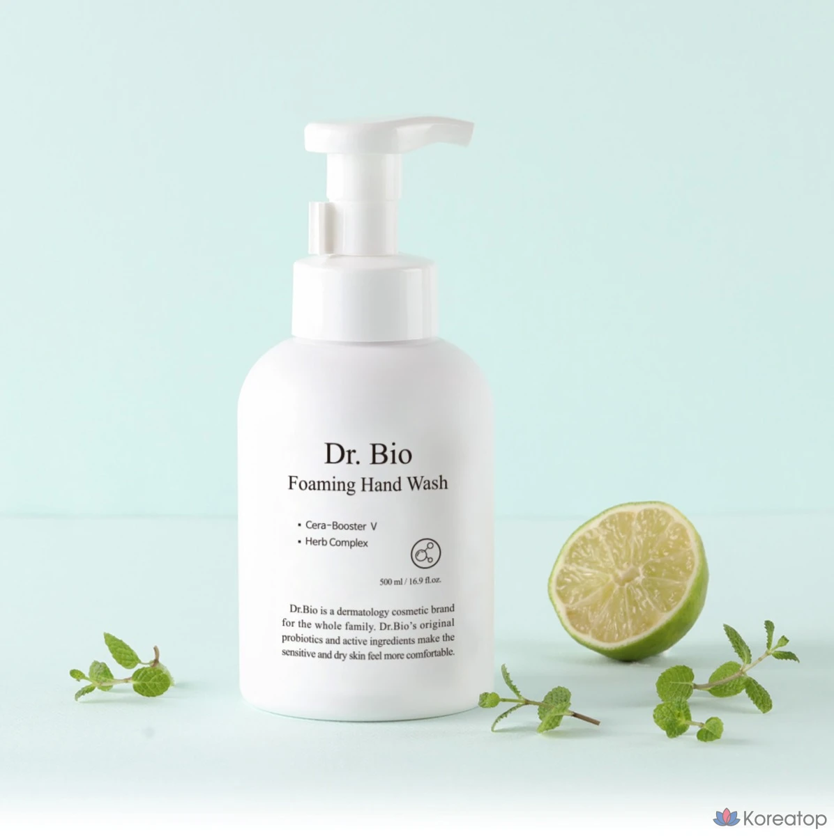 Пенящееся жидкое мыло для рук Dr. Bio с фруктово-мускусным ароматом, 500 мл, 1 шт.