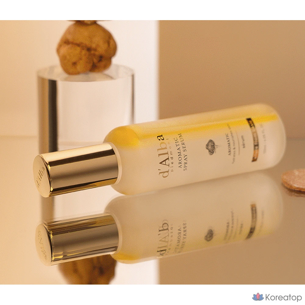 Набор D'alba White Truffle First Aromatic Spray Serum 120 мл x 2 шт. + Mildly Acidic Gel Clean 3 мл x 5 шт., 1 шт.