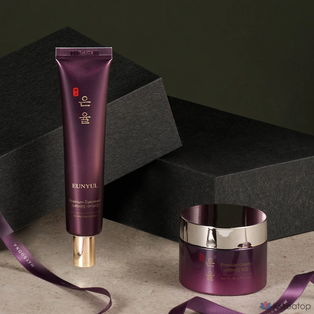 Eunyul Premium Herbal Cream + Eye Cream, 2 набора, фото 3