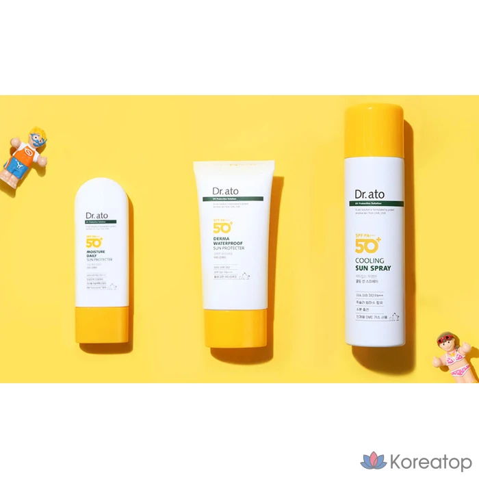 Водостойкий солнцезащитный крем Dr. Ato Derma SPF50+ PA++++, 1 шт., 80 мл, фото 8