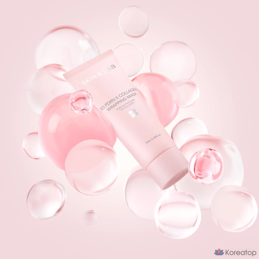 Обертывающая маска SKIN&LAB 3D PDRN X с коллагеном, 3 шт., 1 упаковка., фото 2