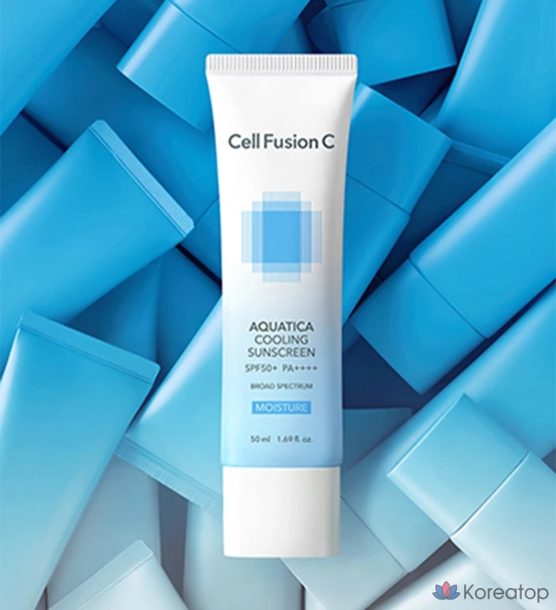 Набор охлаждающих солнцезащитных средств Cellfusion C Aquatica, 50 мл + 35 мл, SPF50+ PA++++, 1 шт.