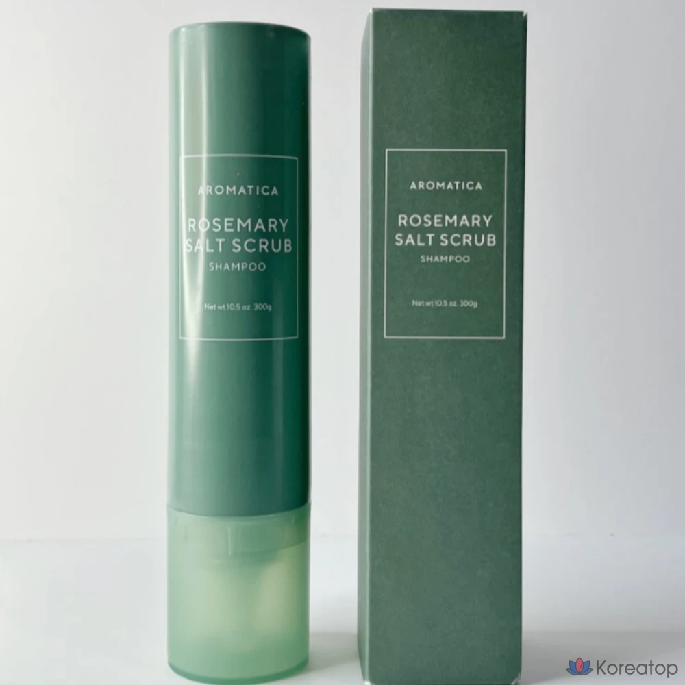 Солевой скраб-шампунь с розмарином Aromatica, 300 г, 1 шт.